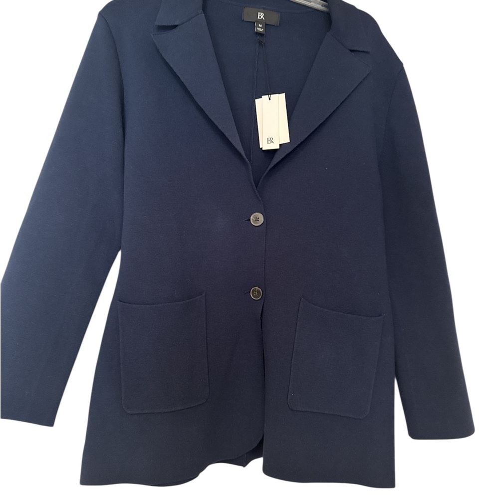 Banana republic  Navy sweater Blazer size medium NWT